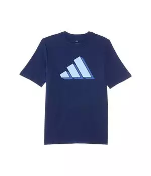 Футболка adidas Kids Big Logo Tee, цвет Dark Blue Adi