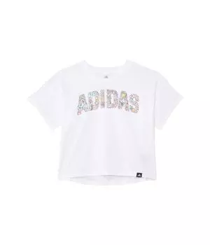 Футболка adidas Kids Drop Shoulder Tee, белый