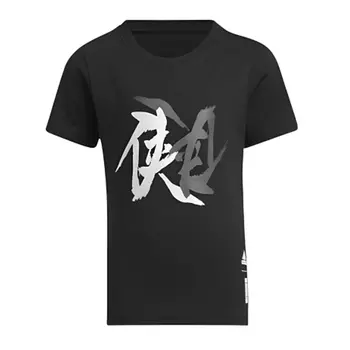 Футболка Adidas Kids Lb Wuji GFX, черный