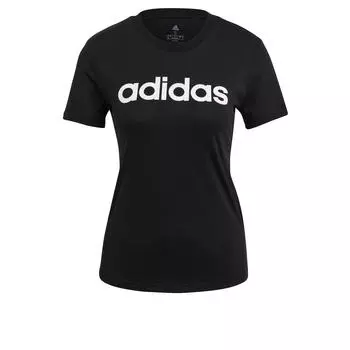 Футболка Adidas Linear 100%, черный