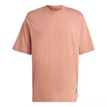 Футболка adidas Lounge T-shirt 'Clay', коричневый