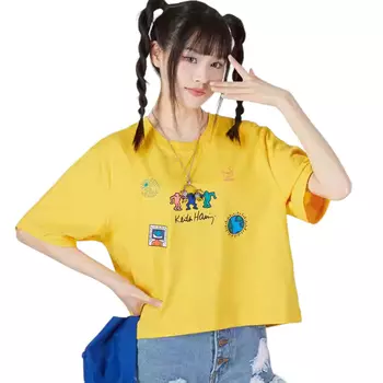 Футболка Adidas Neo х Keith Haring, желтый