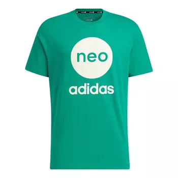 Футболка Adidas neo LogoT, Зеленый