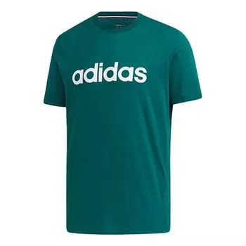 Футболка adidas neo Sports Round Neck Short Sleeve Green, зеленый