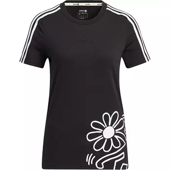 Футболка Adidas Neo Sports Short Sleeve, черный/белый