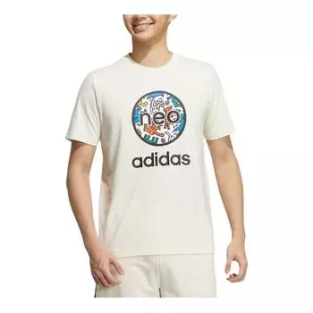 Футболка adidas neo x keith haring logoT, белый
