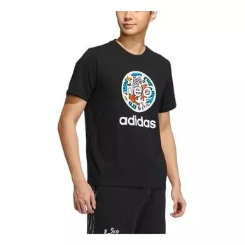 Футболка adidas neo x keith haring logoT, черный