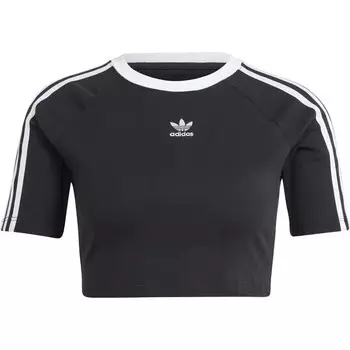Футболка adidas Originals 3-Stripes Baby женская, черный