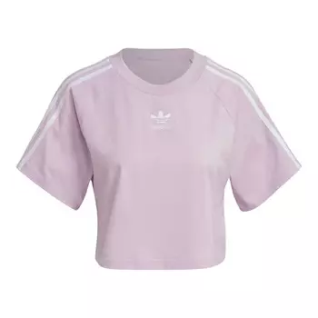 Футболка Adidas Originals 3 Stripes Short, розовый