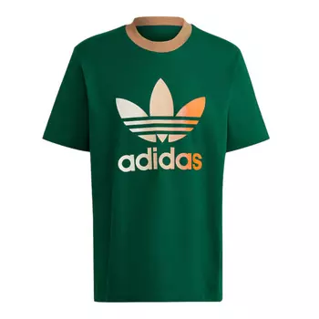 Футболка Adidas Originals Adicolor 70s Premium Trefoil, зеленый