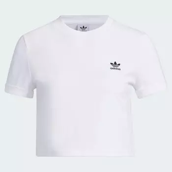 Футболка Adidas Originals Adicolor Crop, белый