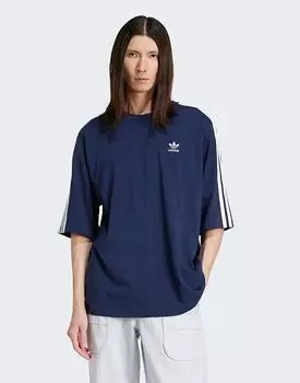 Футболка Adidas Originals Adicolor oversize в цвете ночной индиго