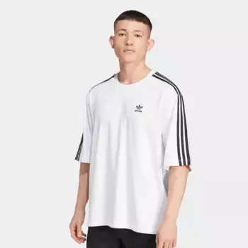 Футболка adidas Originals Adicolor Oversized T-Shirt, белый/черный
