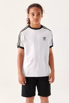Футболка adidas Originals Adicolor с 3 полосками adidas originals, белый