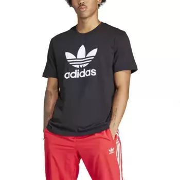 Футболка adidas Originals Adicolor Trefoil, черный