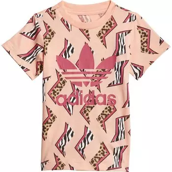 Футболка adidas Originals Allover Print Pack, бежевый