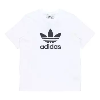 Футболка Adidas originals Alphabet Printing Casual Breathable Sports Short Sleeve White, Белый