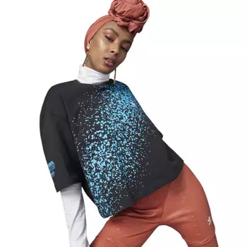 Футболка Adidas Originals Always Original Oversized Cropped, черный