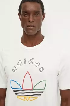 Футболка adidas Originals, бежевый