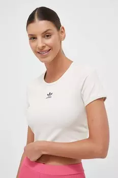 Футболка adidas Originals, бежевый
