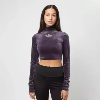 Футболка adidas Originals Bling Crop, фиолетовый