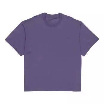 Футболка adidas originals C Tee Solid Color Small Label Loose Sports Short Sleeve Couple Style Purple, фиолетовый