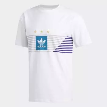 Футболка Adidas Originals Campeonato, белый/принт