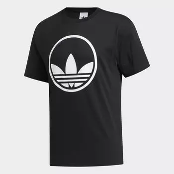 Футболка Adidas Originals Circle Trefoil, черный