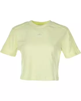 Футболка adidas Originals Cropped Adicolor Tee, цвет Hazy Yellow
