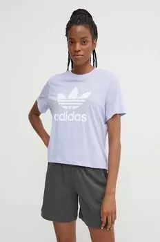 Футболка adidas Originals, фиолетовый