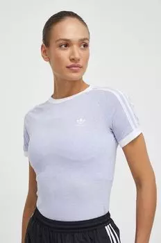Футболка adidas Originals, фиолетовый