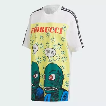Футболка Adidas Originals Fiorucci Graphic, белый/мультиколор
