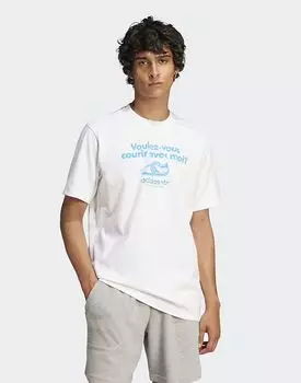 Футболка Adidas Originals Graphic белого цвета