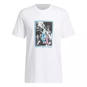 Футболка Adidas Originals Graphic Shmoofoil Tee, белый