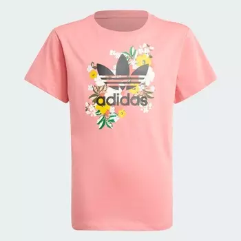 Футболка Adidas Originals HER Studio London Floral, розовый/мультиколор