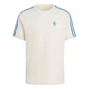 Футболка adidas originals Indigo Herz Fur T-shirt 'Aluminium', бежевый