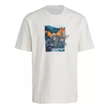 Футболка Adidas originals Ldsp Tee Casual Breathable Sports Printing Short Sleeve White T-Shirt, Белый