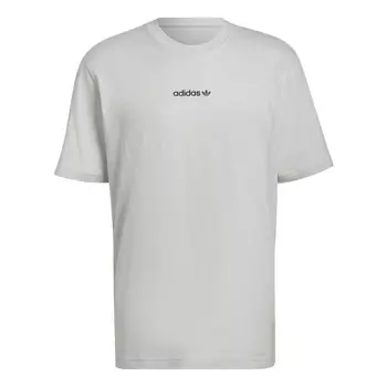 Футболка Adidas originals Logo Printing Round Neck Pullover Short Sleeve White, Белый