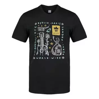 Футболка Adidas originals Loose Leisure Sports Short Sleeve Men s Black, Черный
