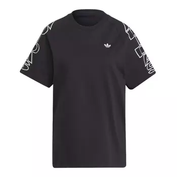 Футболка Adidas Originals Loose Letter, черный