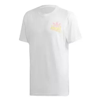 Футболка Adidas originals MULTI FADE SP T Sports Short Sleeve White, Белый