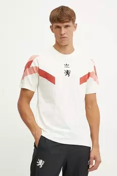 Футболка adidas Originals Olympique Lyon, бежевый
