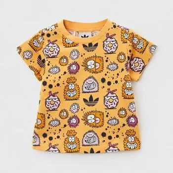 Футболка adidas Originals, оранжевый/желтый
