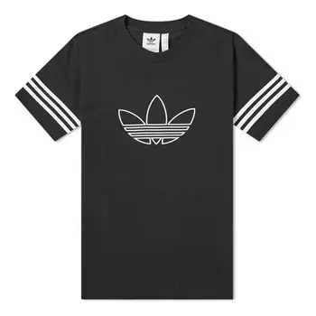 Футболка Adidas originals Outline Tee Logo Short Sleeve Black, Черный