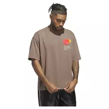 Футболка adidas Originals Q3 Graphic, коричневый