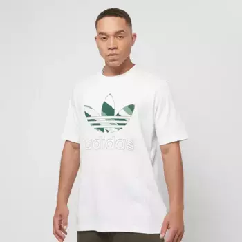 Футболка adidas Originals Ripped Camo, белый/зеленый