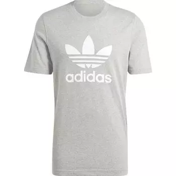 Футболка adidas Originals с трилистником, цвет Grau/Wei