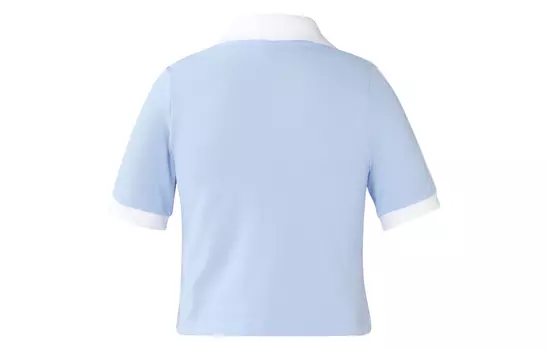 Футболка Adidas Originals с v-образным вырезом и цветочным узором, цвет Blue Dawn
