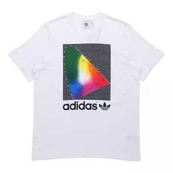 Футболка Adidas originals Spectrum Tee Round Neck Pullover Short Sleeve White, Белый