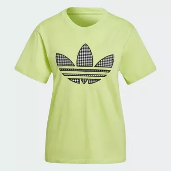 Футболка Adidas Originals Trefoil Application, светло-зеленый